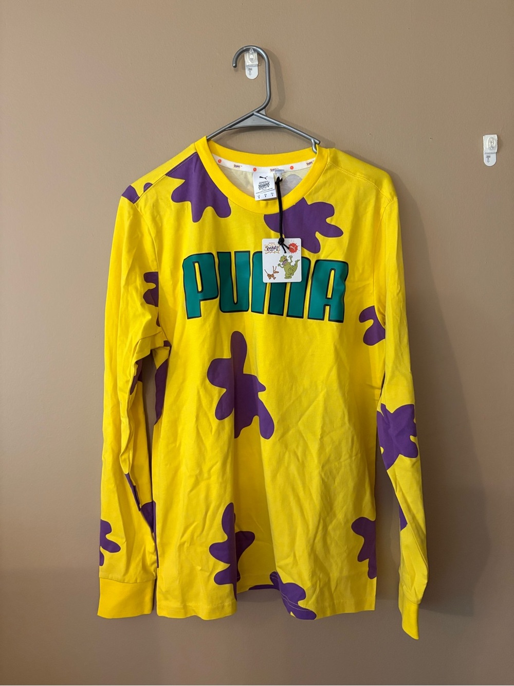 Puma Rugrats Edition Yellow & Purple Long Sleeve Tee